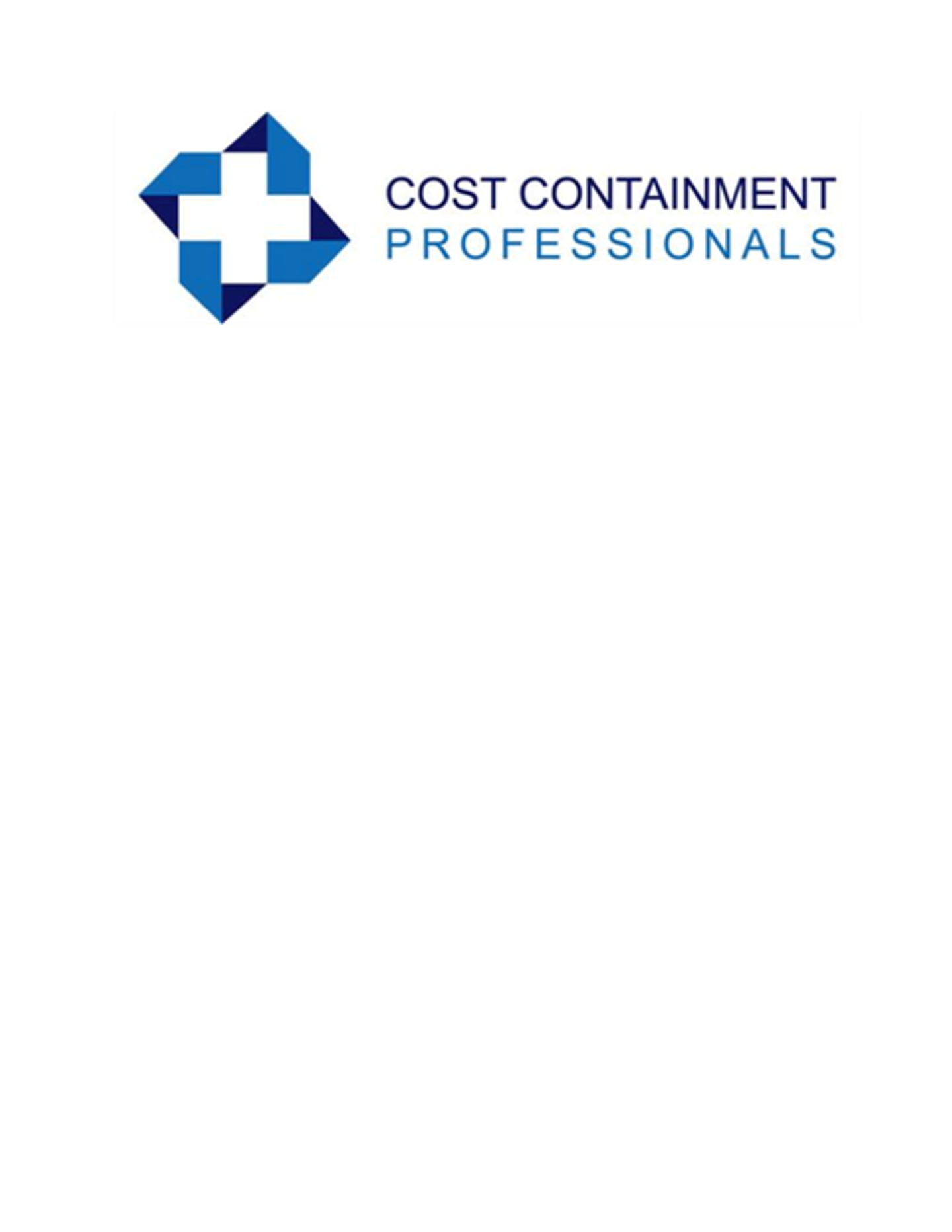 Cost-Containment Professionals - Medical Claim Review & Administration Support Services