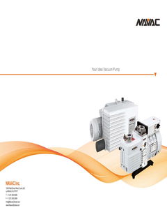  NAVAC Vacuum Technology Catalog
