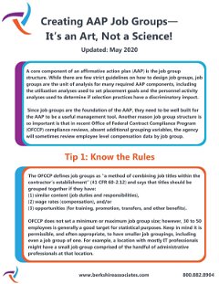 Creating AAP Job Groups— It’s an Art, Not a Science!
