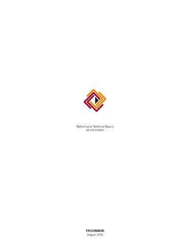 Marketing to Technical Buyers
