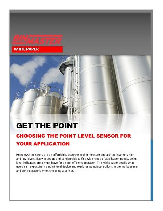 Choosing the Point Level Sensor for Your Application