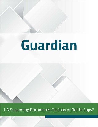 I-9 Supporting Documents: To Copy or Not to Copy?