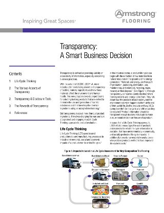 Transparency: A Smart Business Decision