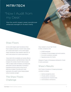 Case Study: “Now I Audit from my Desk” | Shaw Floors