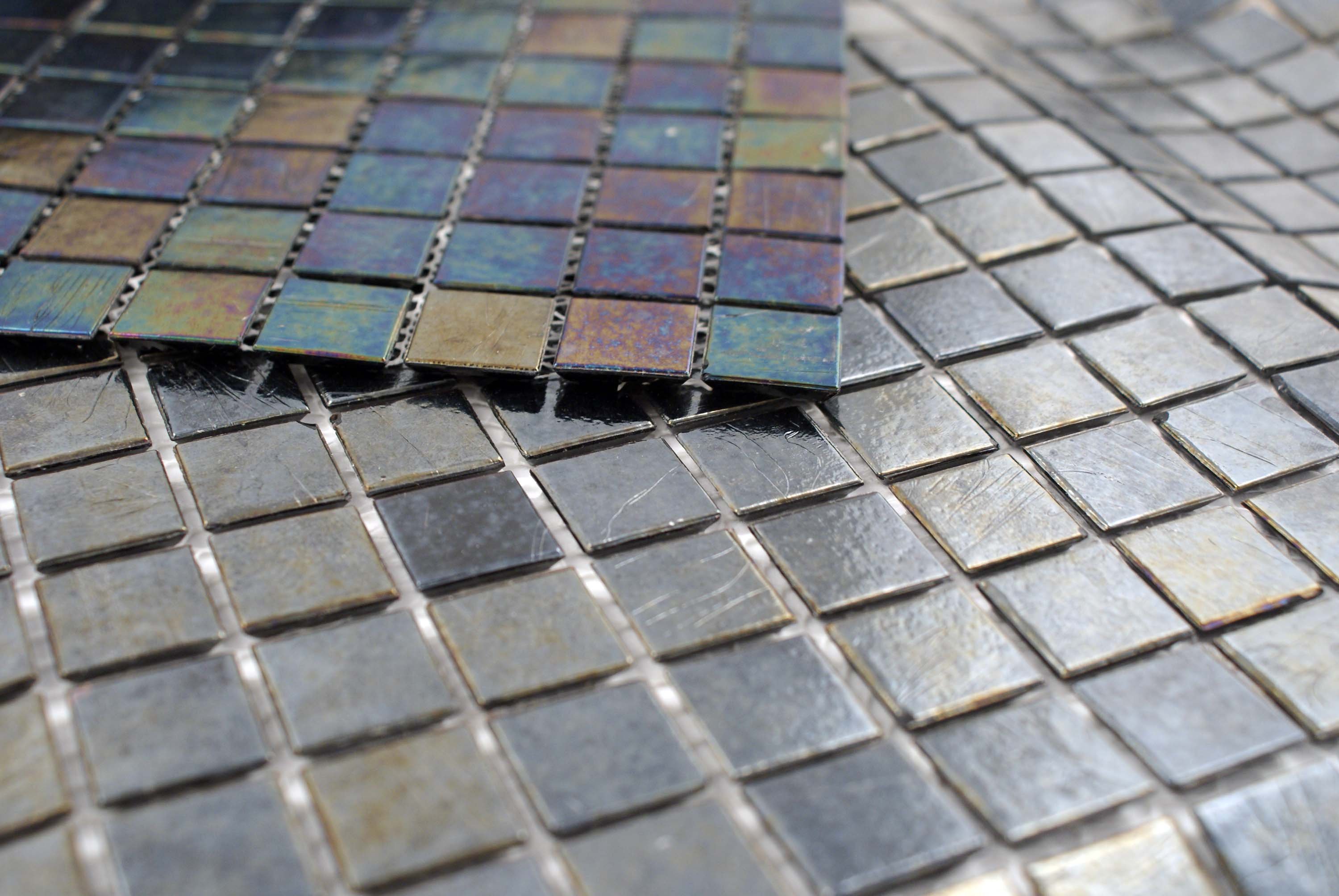 Hakatai Glass Mosaic Tiles with Recycled Content