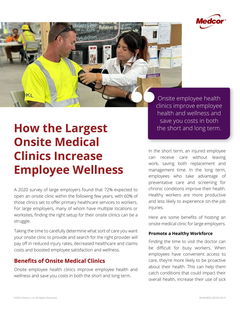 Improve Workplace Health and Safety with Onsite Clinics