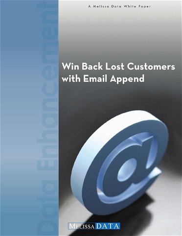 Win Back Lost Customers with Email Append