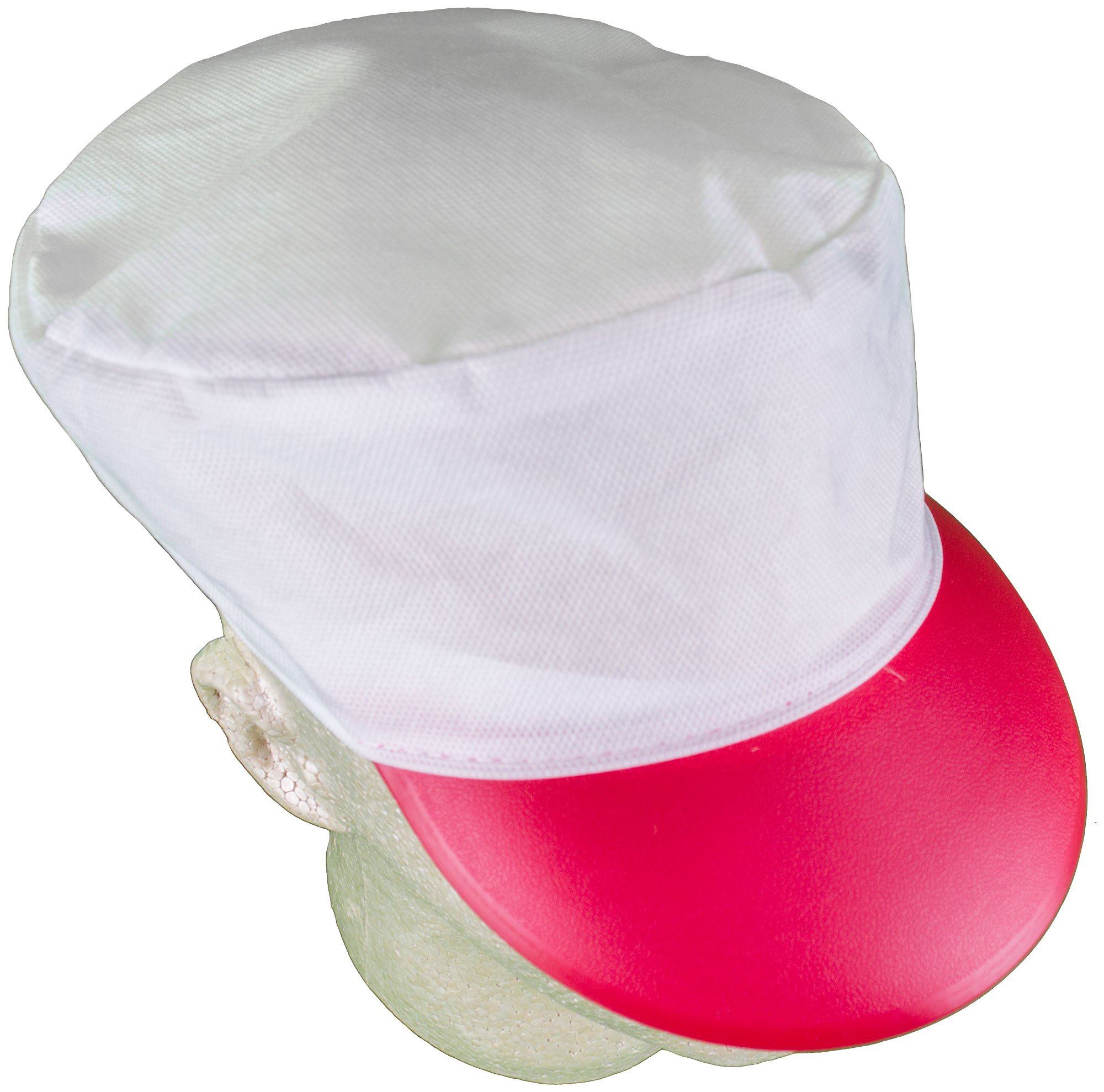 PC102 White Dimple Felt Painter Cap