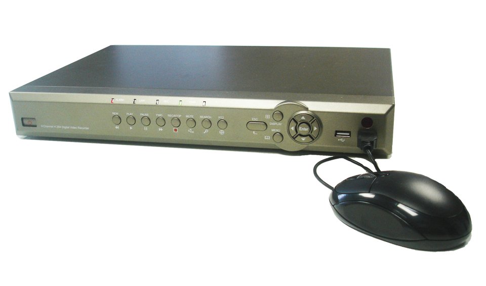 H.264 Real Time Pentaplex 4, 8, 16 Channel Digital Video Recorder