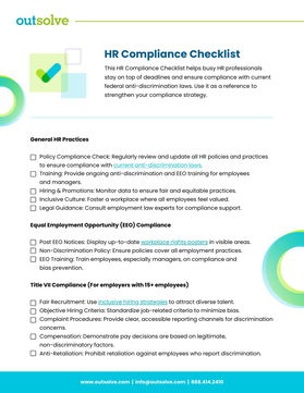 HR Compliance Checklist: What Every HR Pro Needs to Know